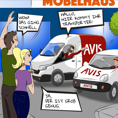 AVIS hat die passende Lösung für den Transport!